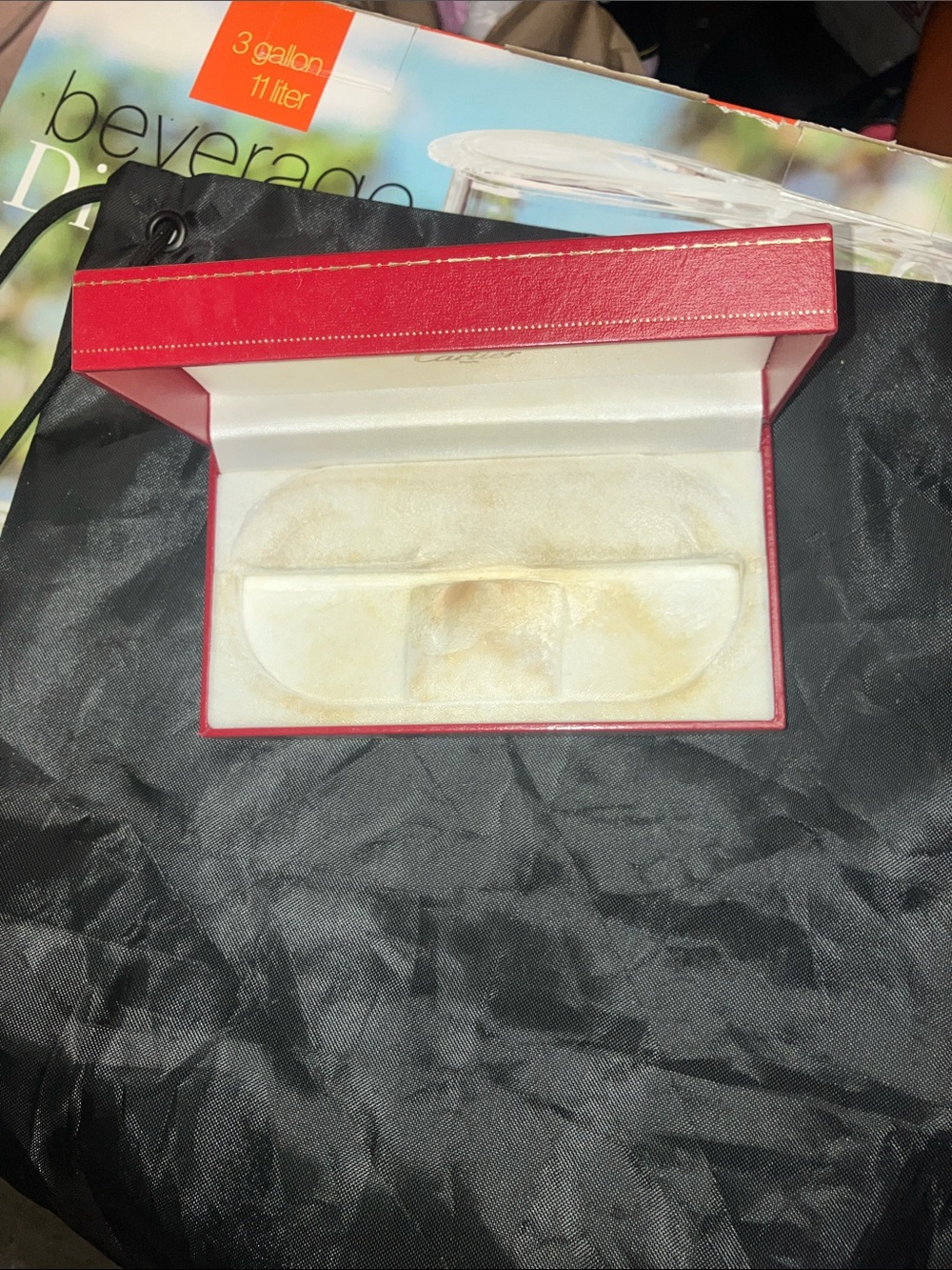 Cartier Red perfume box